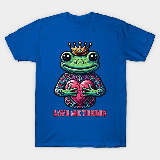 Frog Prince 33 T-Shirt by Houerd